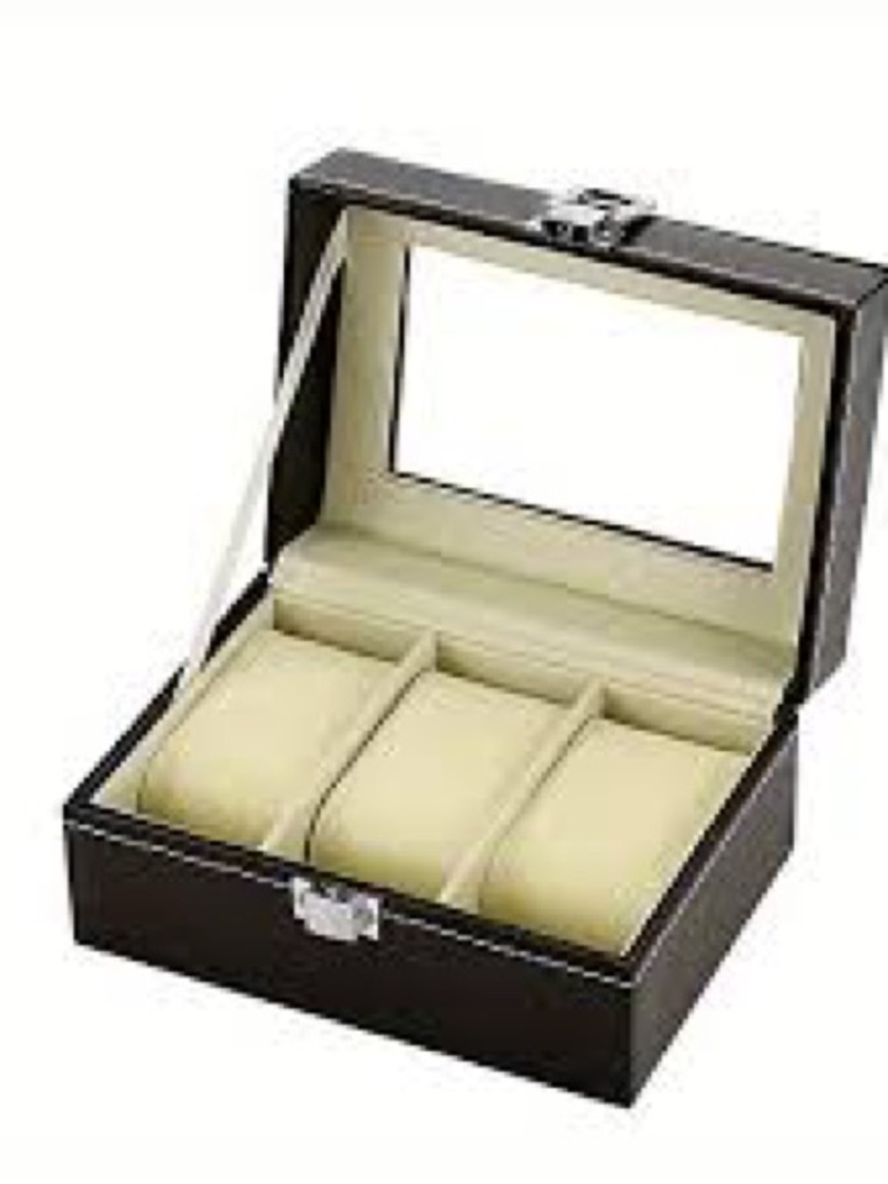 3-slot watch display box